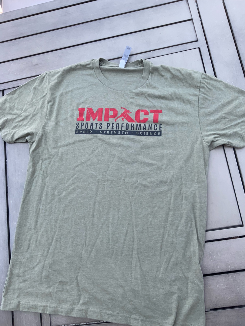 Next Level Apparel Women’s army green T Shirt Size Medium